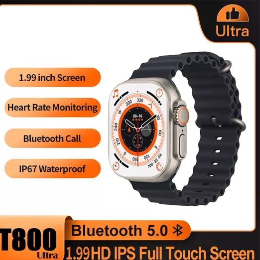Hiwatch T800 Ultra 1.9inch Full Touch Display Charging Smart